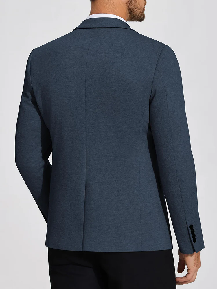 Business Casual Two Buttons Suit Jacket Blazer (US Only) - Image 17