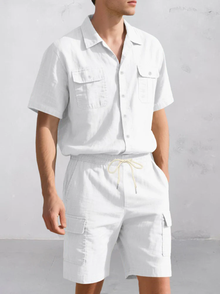 Cargo Style 100% Cotton Casual Set - Image 6