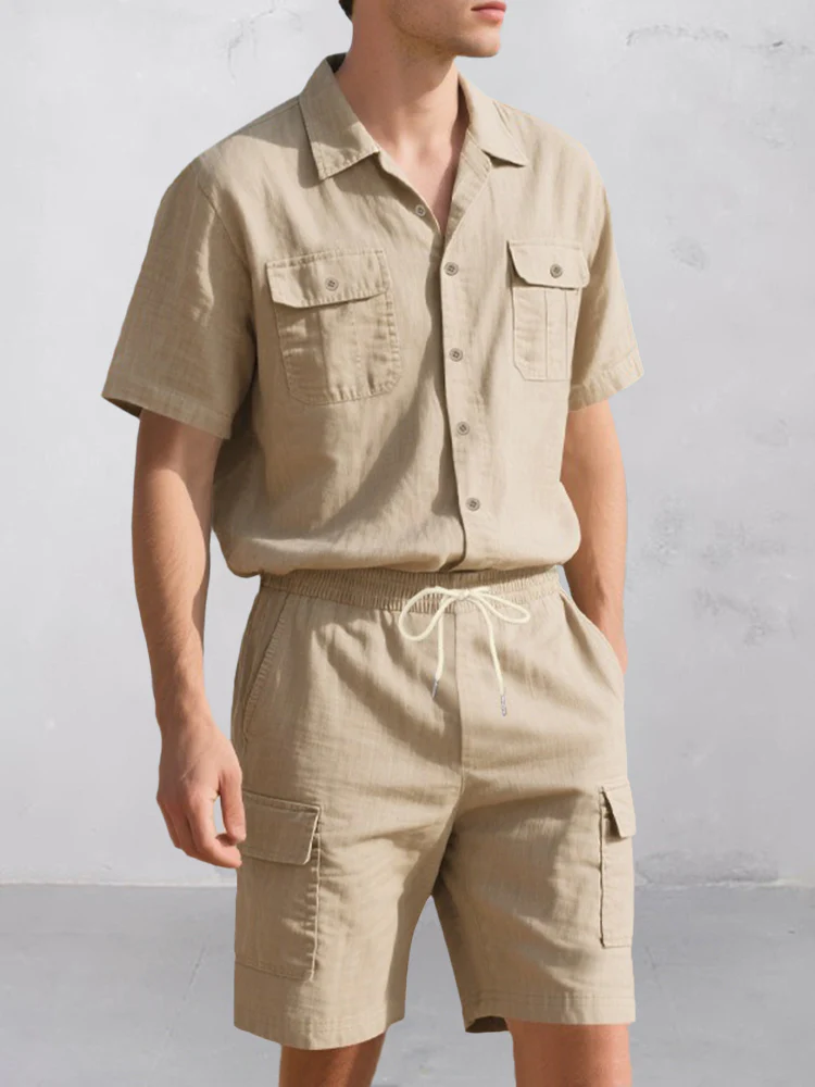 Cargo Style 100% Cotton Casual Set - Image 7