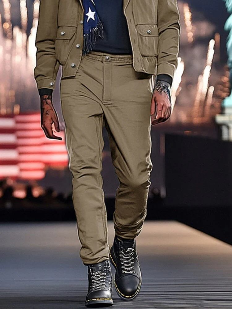 Cargo Style 100% Cotton Jacket Set - Image 4