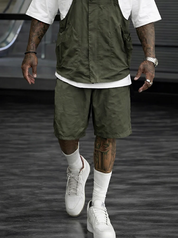 Cargo Style Vest Shorts Set - Image 4