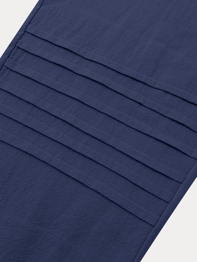 Casual 100% Cotton Drawstring Waist Pants - Image 14