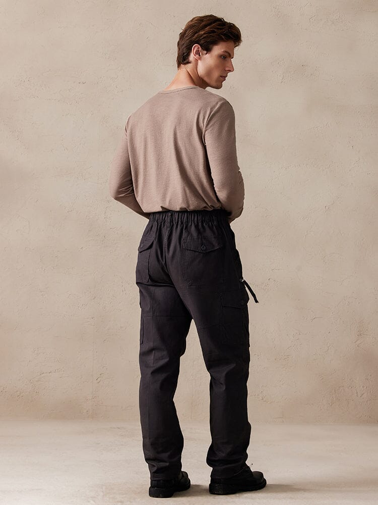 Casual 100% Cotton Multi Pockets Pants - Image 10