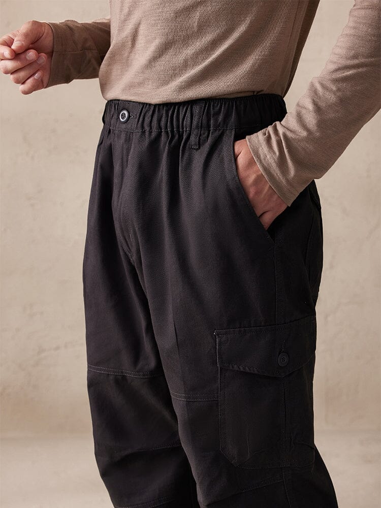 Casual 100% Cotton Multi Pockets Pants - Image 11