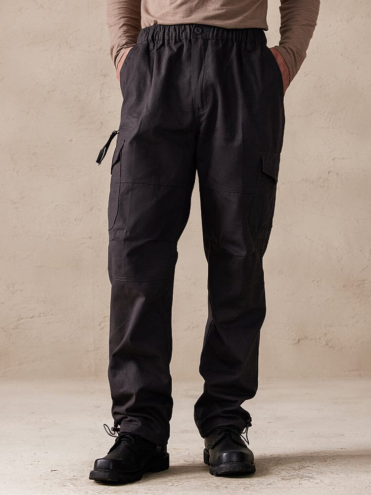 Casual 100% Cotton Multi Pockets Pants - Image 6