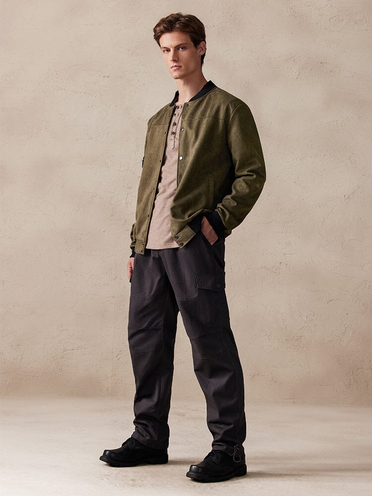 Casual 100% Cotton Multi Pockets Pants - Image 8