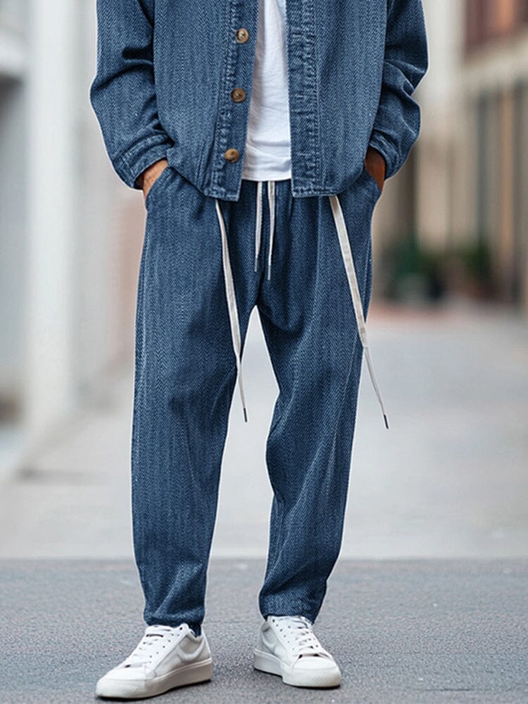Casual 2-Piece Denim Jacket Set - Image 4