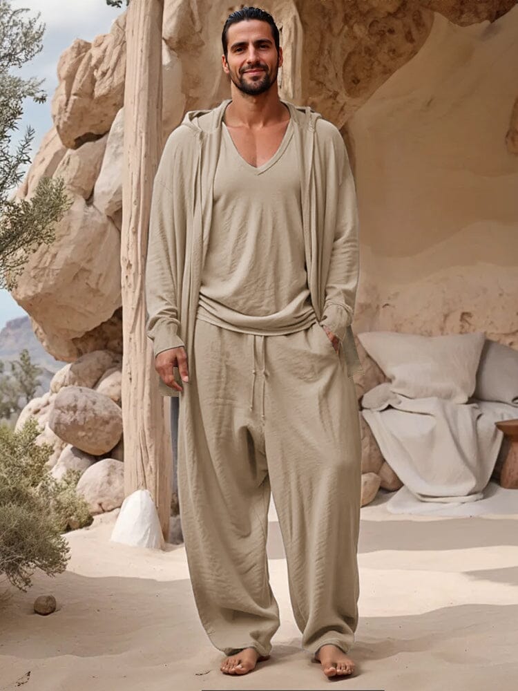Casual 3-Piece Hooded Set - Image 2