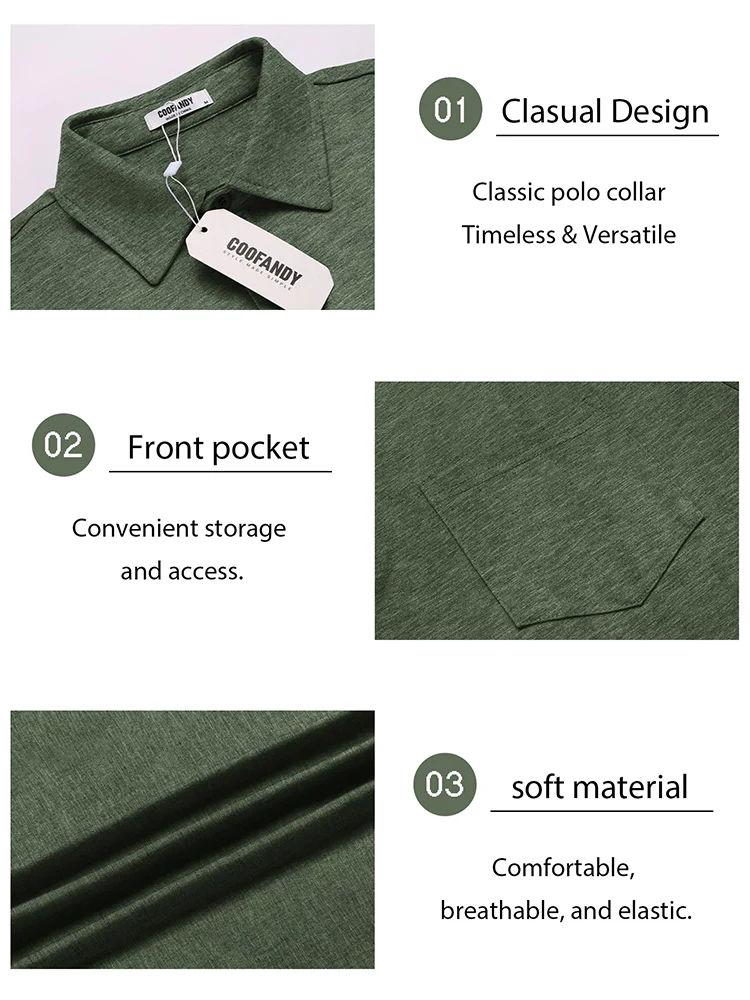 Casual Basic Golf Polo Shirt (US Only) - Image 18