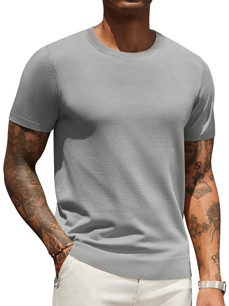 Casual Basic Knit T-Shirt (US Only) - Image 13