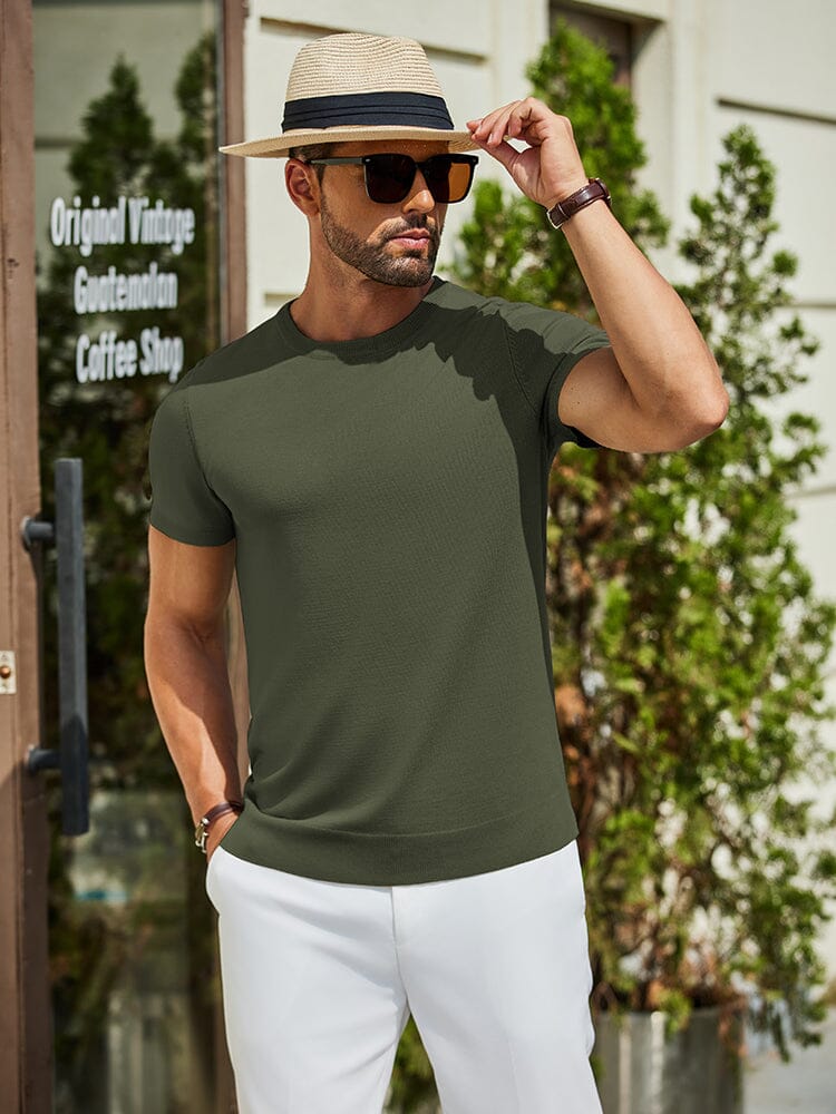 Casual Basic Knit T-Shirt (US Only) - Image 3