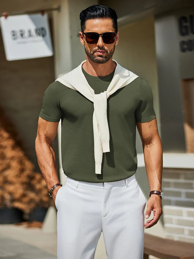 Casual Basic Knit T-Shirt (US Only) - Image 4