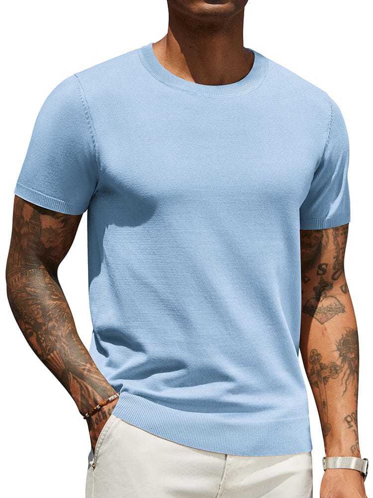 Casual Basic Knit T-Shirt (US Only) - Image 8