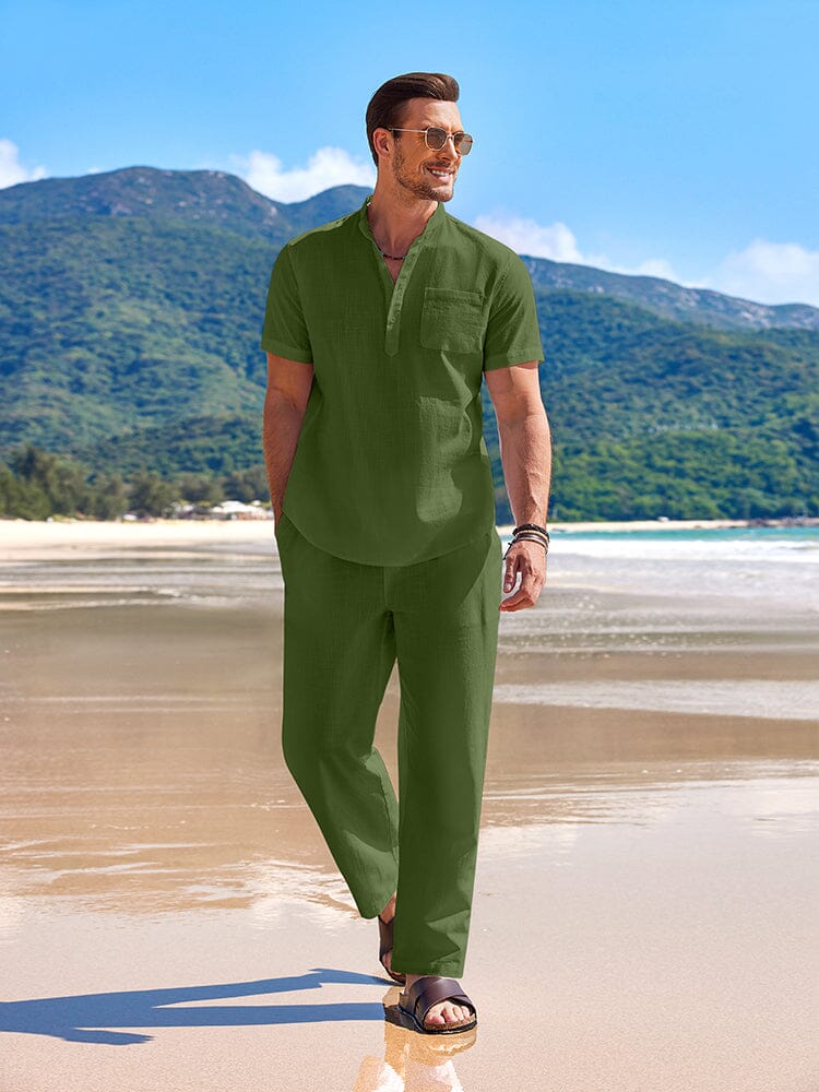 Casual Beach Cotton Linen Set (US Only) - Image 2
