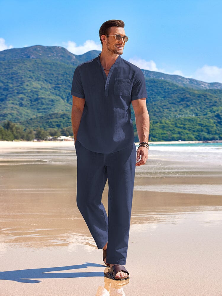 Casual Beach Cotton Linen Set (US Only) - Image 4