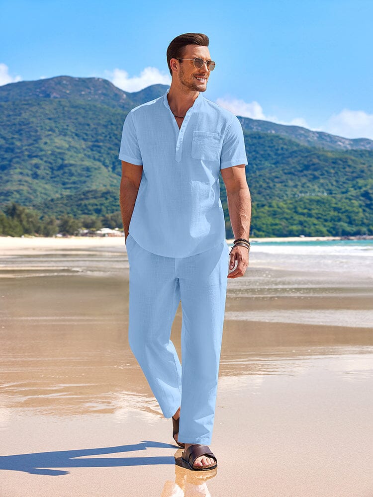 Casual Beach Cotton Linen Set (US Only) - Image 5