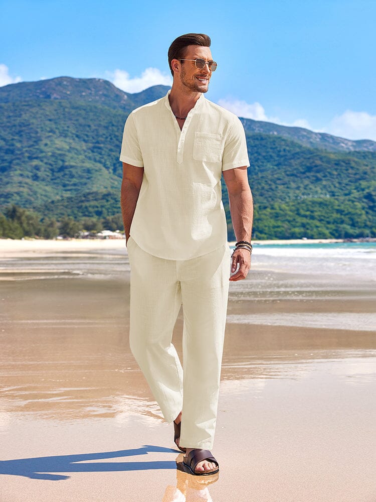 Casual Beach Cotton Linen Set (US Only) - Image 6