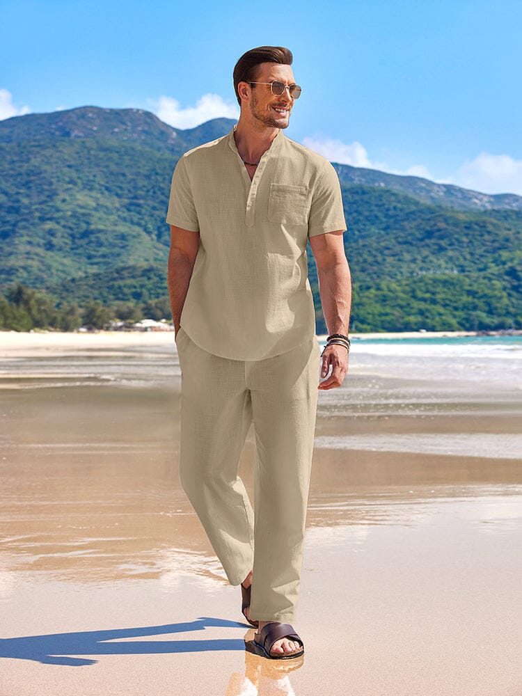 Casual Beach Cotton Linen Set (US Only) - Image 7
