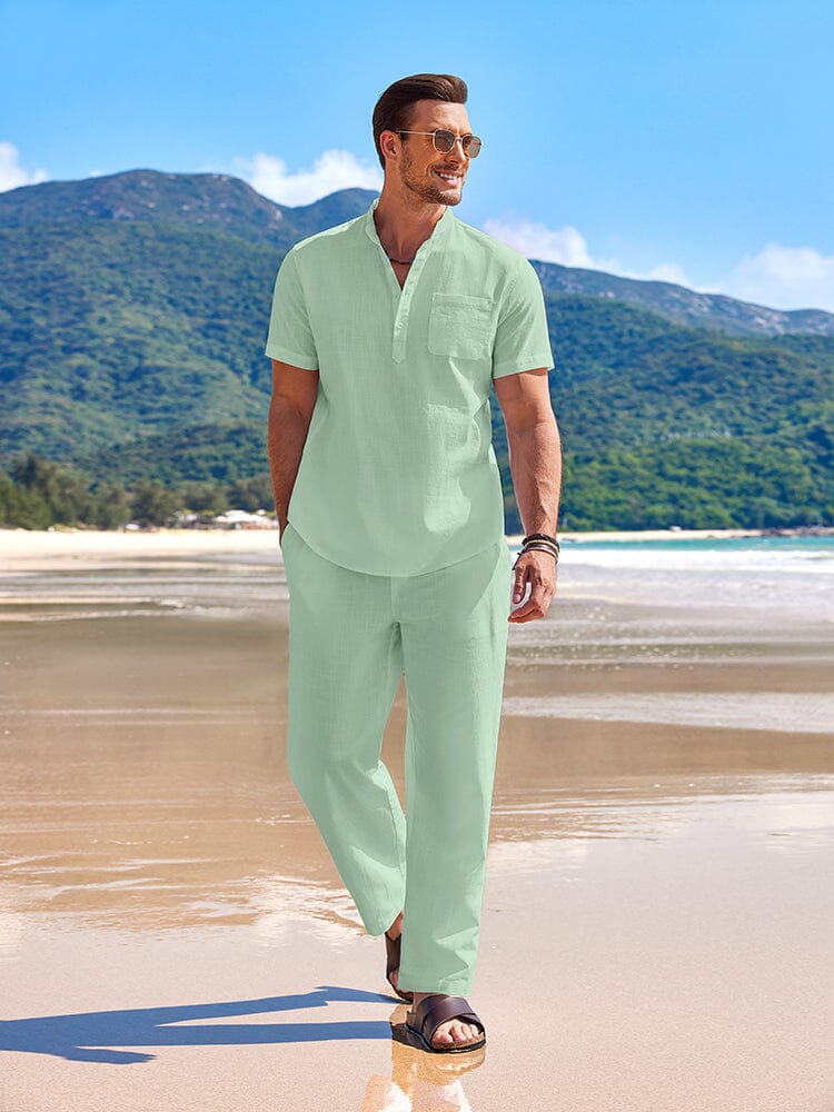 Casual Beach Cotton Linen Set (US Only) - Image 8