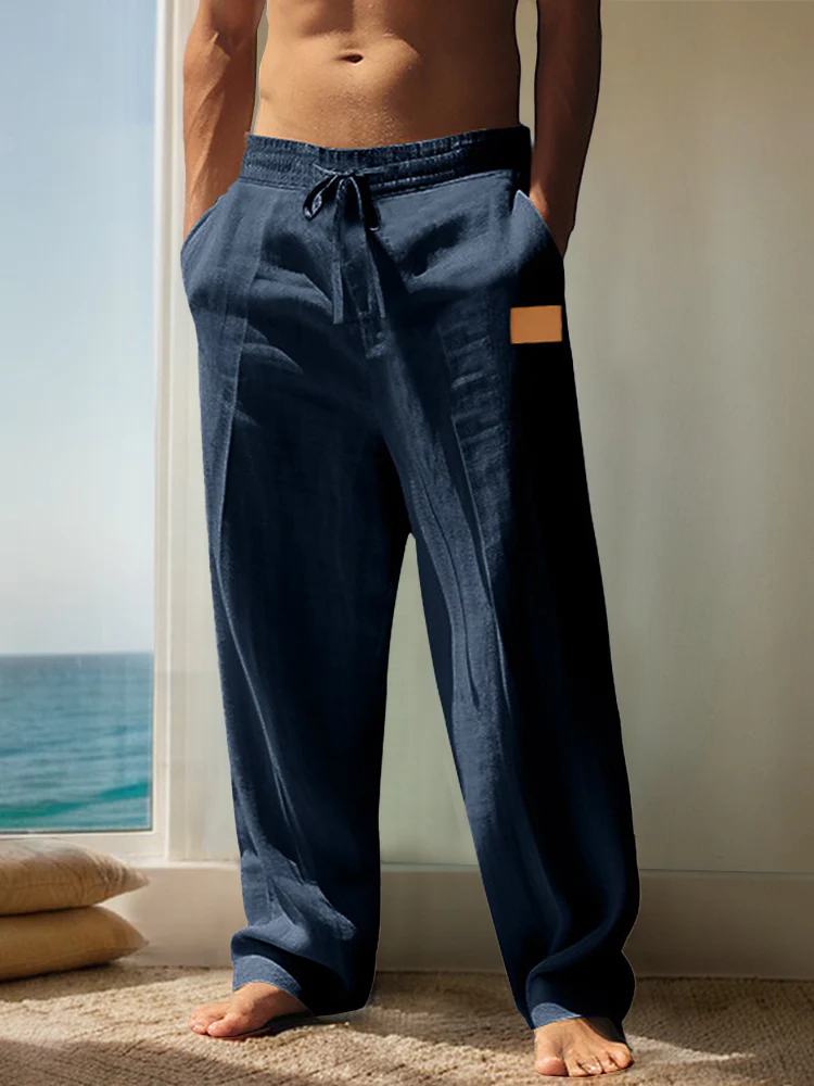 Casual Breathable 100% Cotton Pants - Image 6