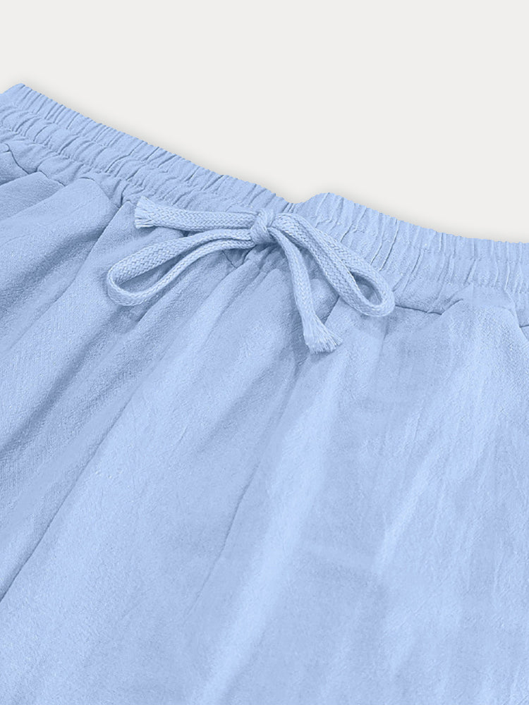 Casual Breathable 100% Cotton Pants - Image 8