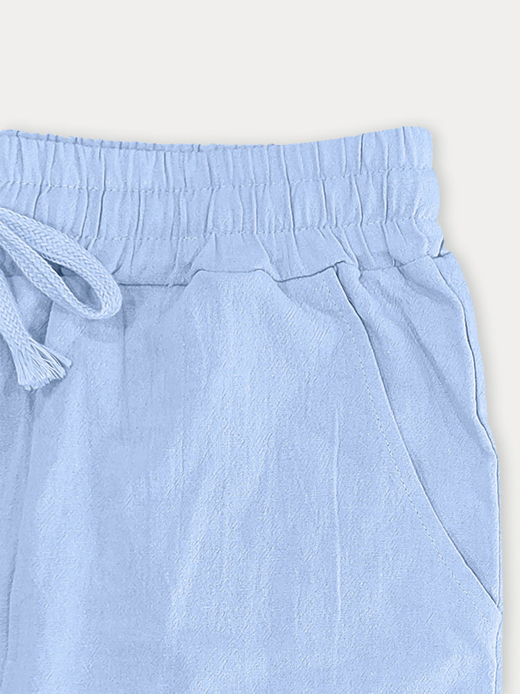 Casual Breathable 100% Cotton Pants - Image 9