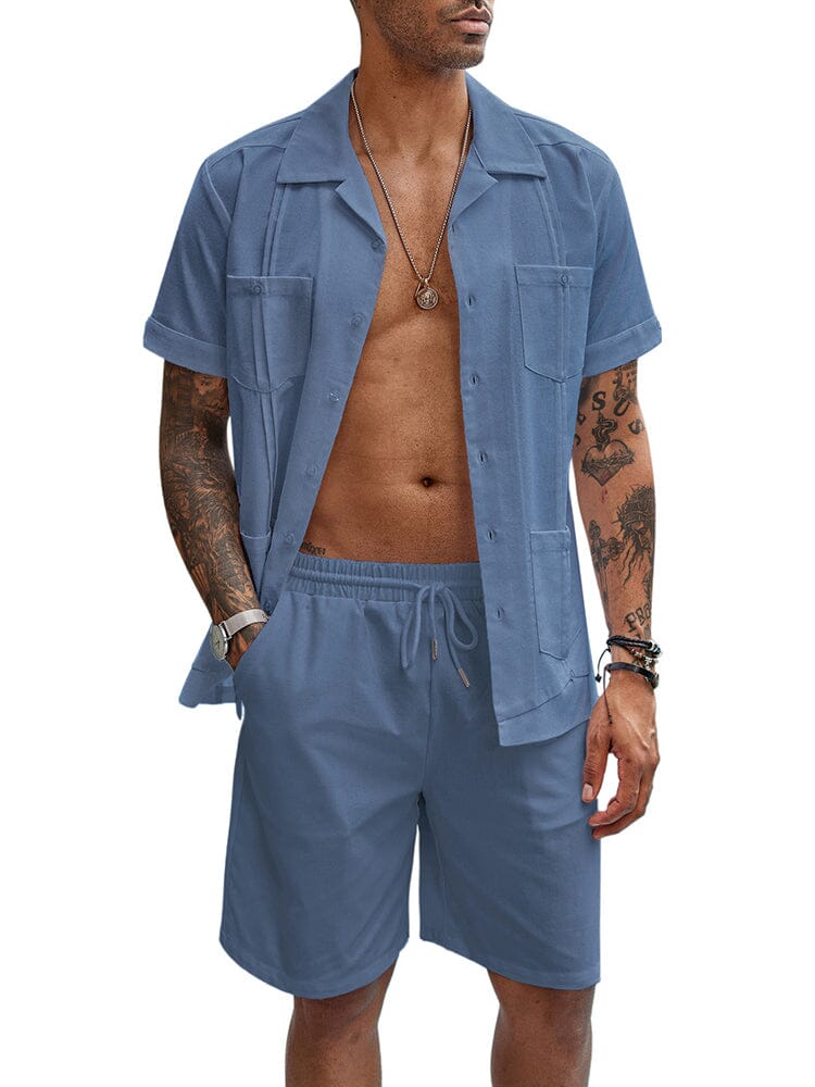 Casual Breathable Linen Shirt Sets (US Only) - Image 3
