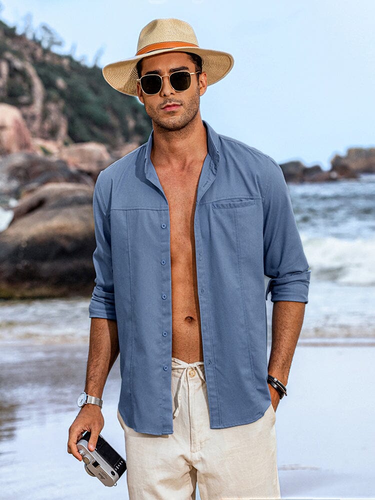 Casual Breathable Linen Shirts (US Only) - Image 6