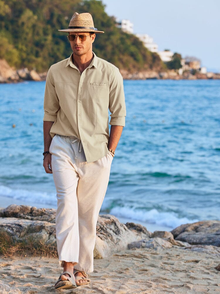 Casual Breathable Linen Shirts (US Only) - Image 8