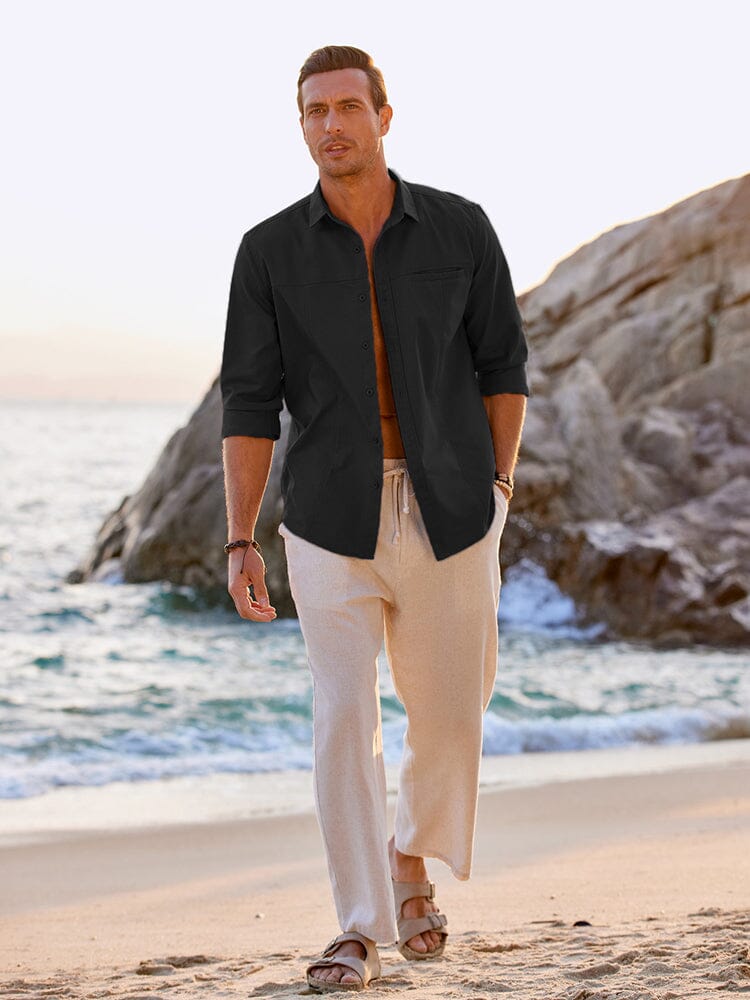 Casual Breathable Linen Shirts (US Only) - Image 9