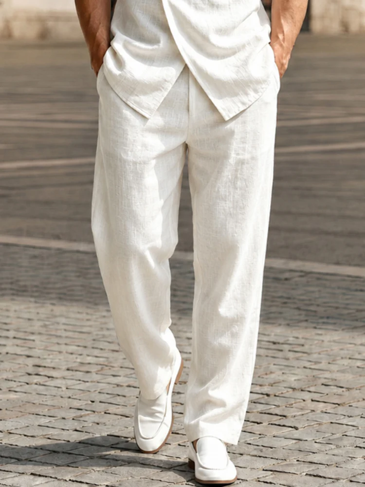 Casual Button Design 100% Cotton Shirt Set - Image 5