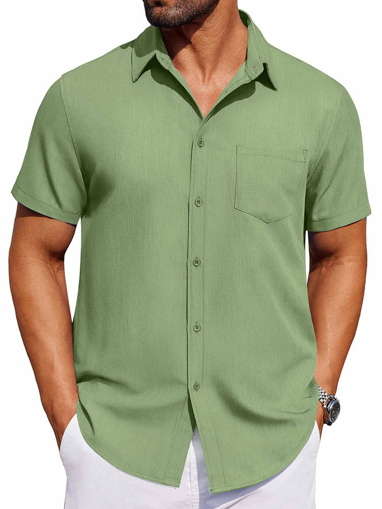Casual Button Down Denim Shirt (US Only) - Image 11