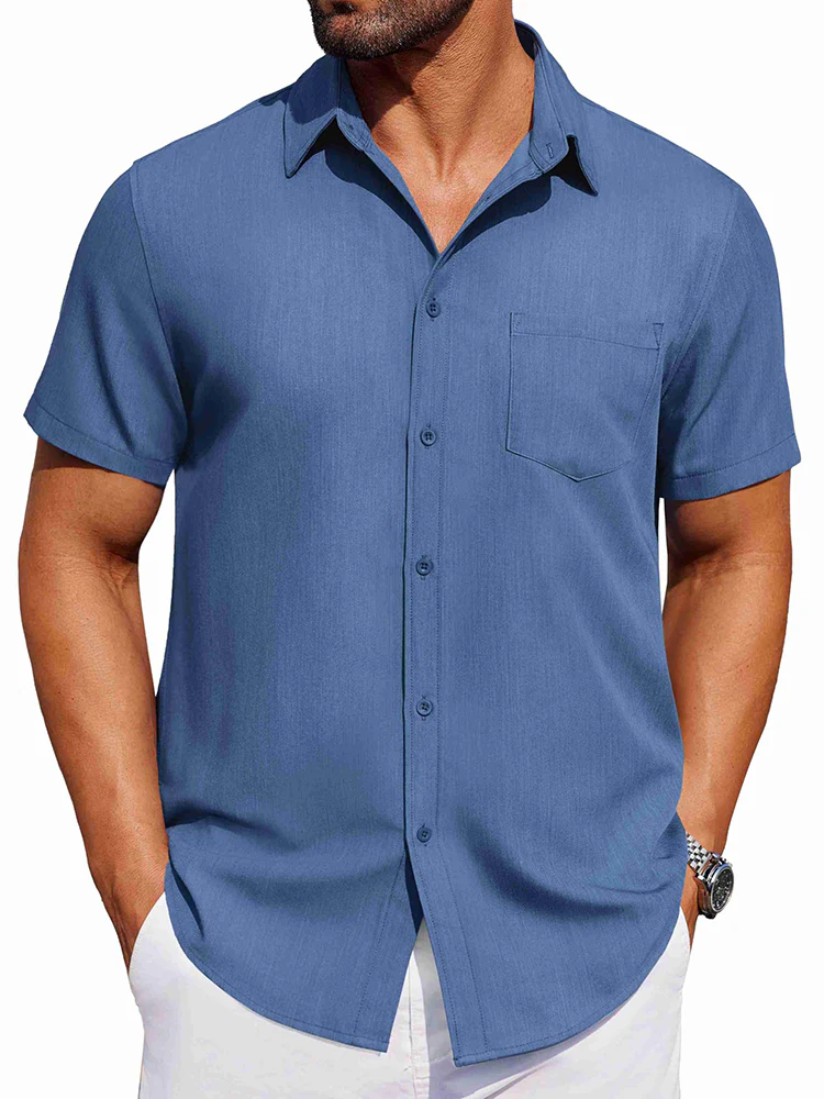 Casual Button Down Denim Shirt (US Only) - Image 14