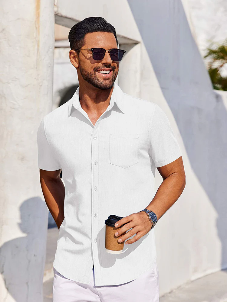 Casual Button Down Denim Shirt (US Only) - Image 17