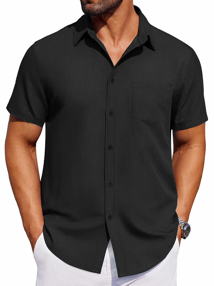Casual Button Down Denim Shirt (US Only) - Image 2