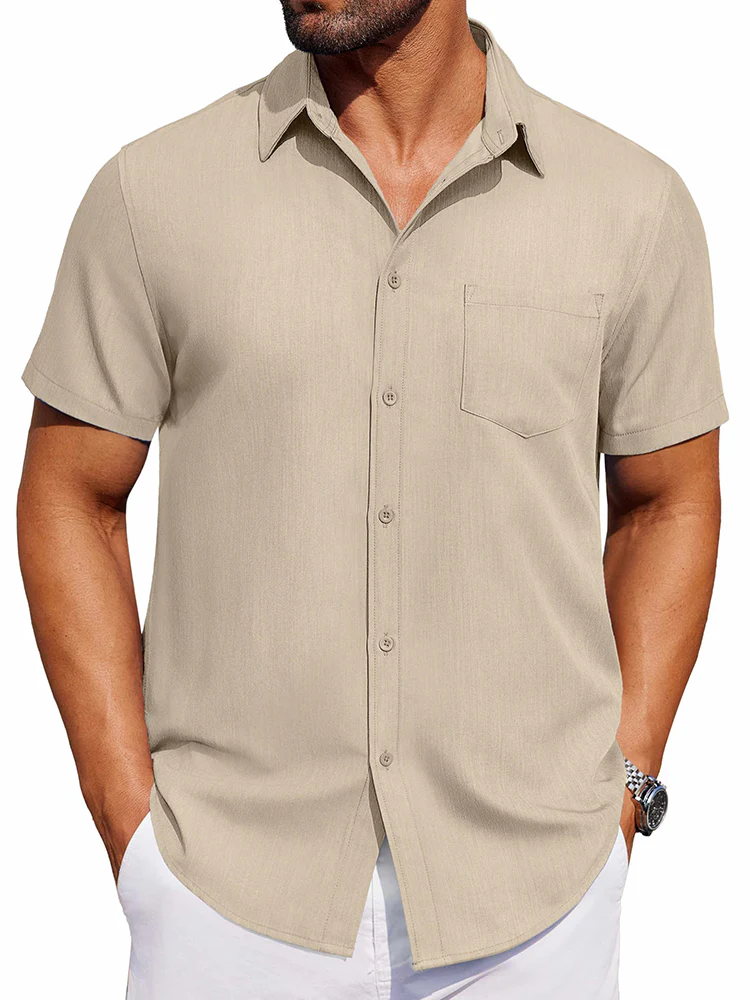 Casual Button Down Denim Shirt (US Only) - Image 4
