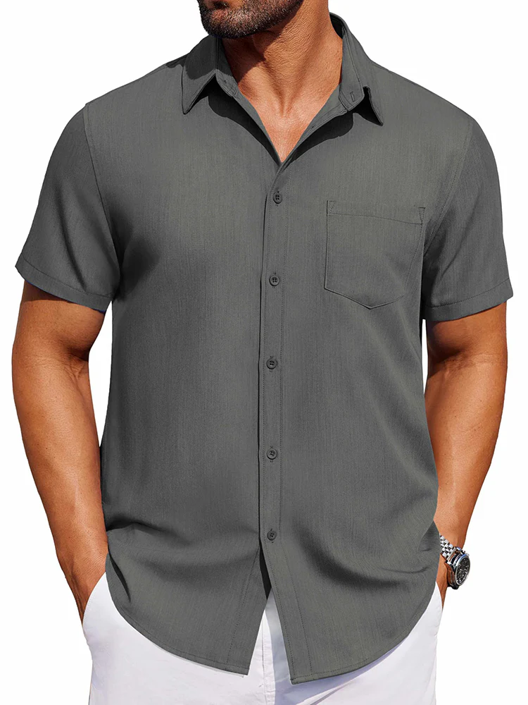 Casual Button Down Denim Shirt (US Only) - Image 5