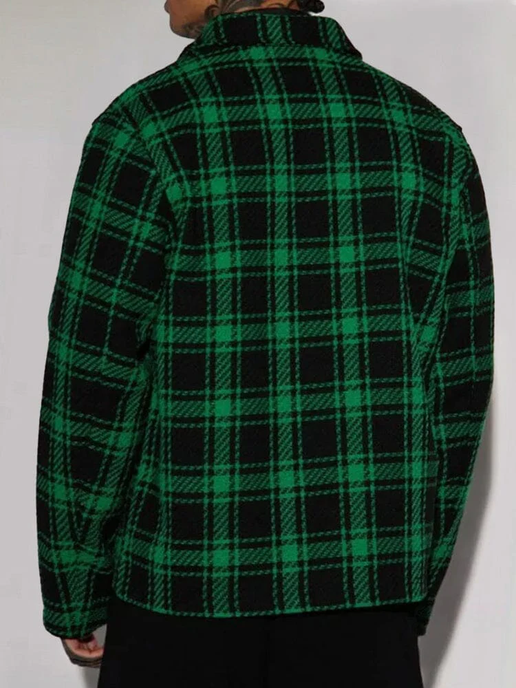 Casual Checked Tweed Shirt - Image 2