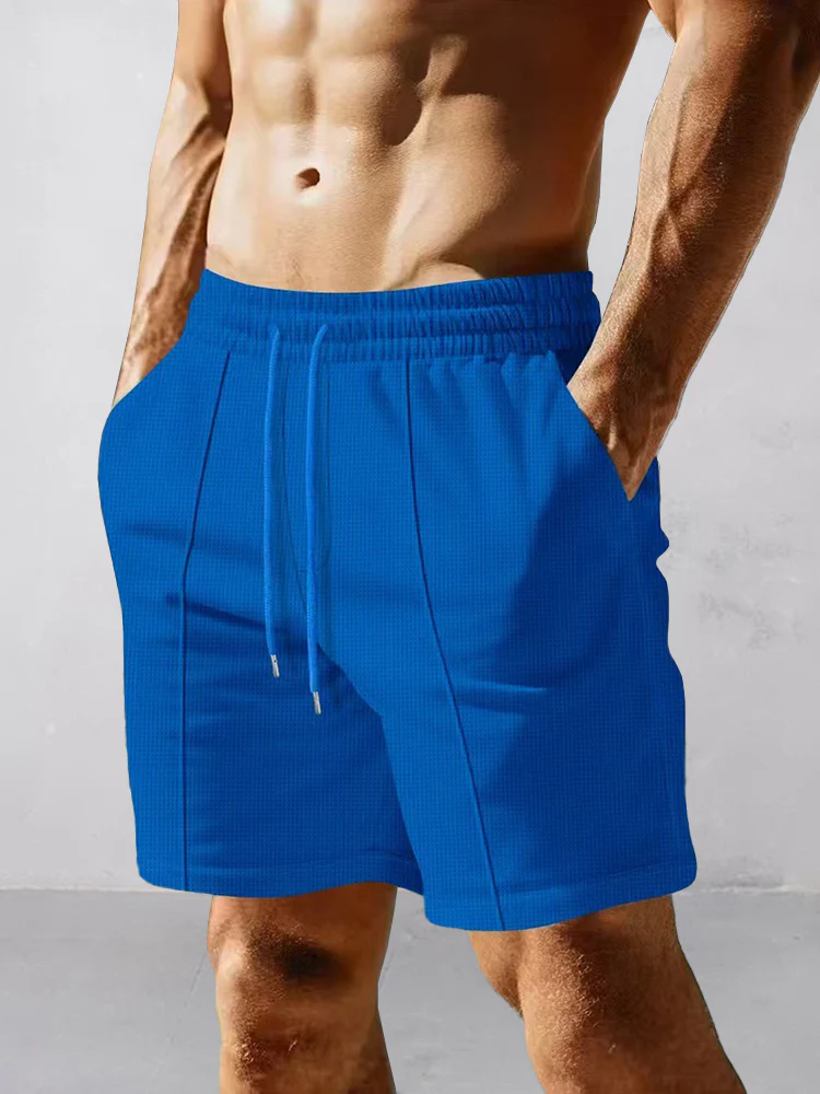 Casual Comfort Waffle Shorts - Image 4