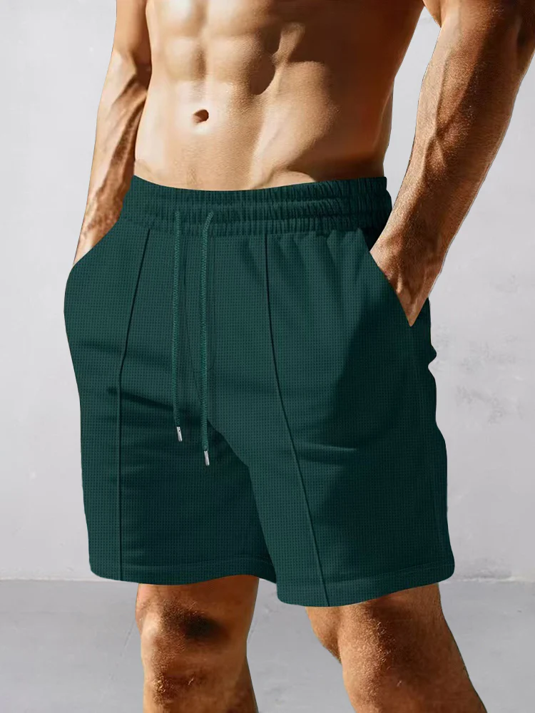 Casual Comfort Waffle Shorts - Image 5