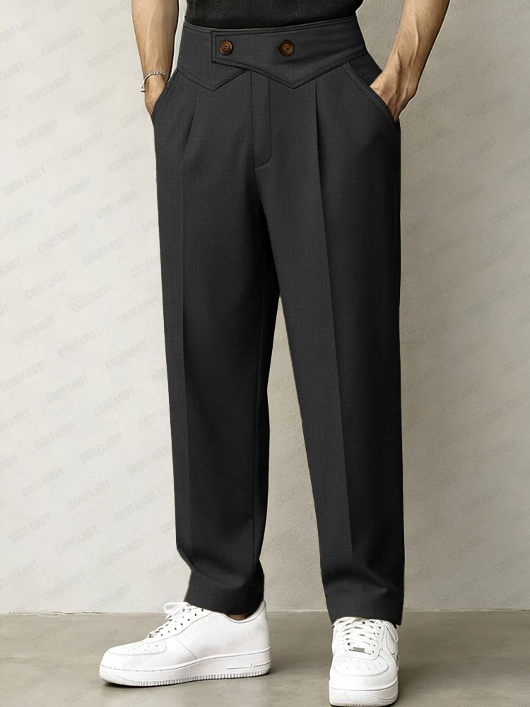Casual Comfortable Fit Suit Pants - Image 2