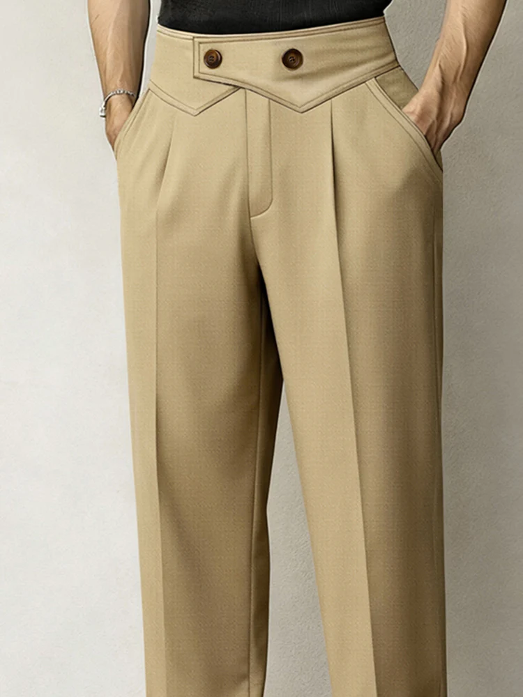 Casual Comfortable Fit Suit Pants - Image 3