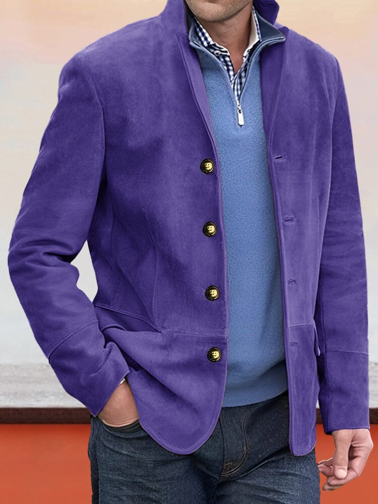 Casual Comfy Suede Jacket - Image 5