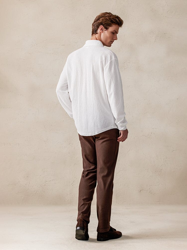 Casual Comfy Textured Shirt - Image 10