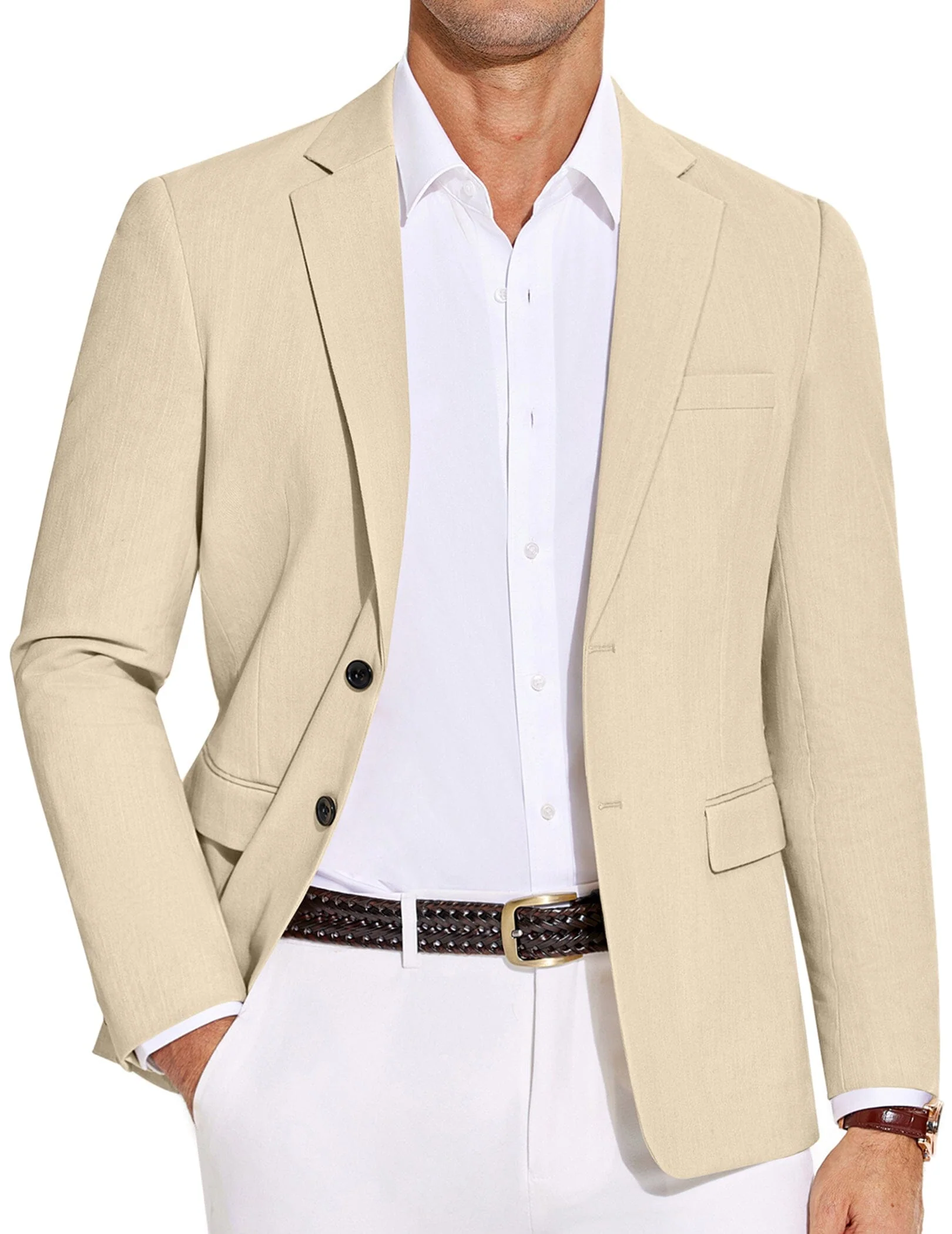 Casual Cotton Blend Blazer (US Only) - Image 7