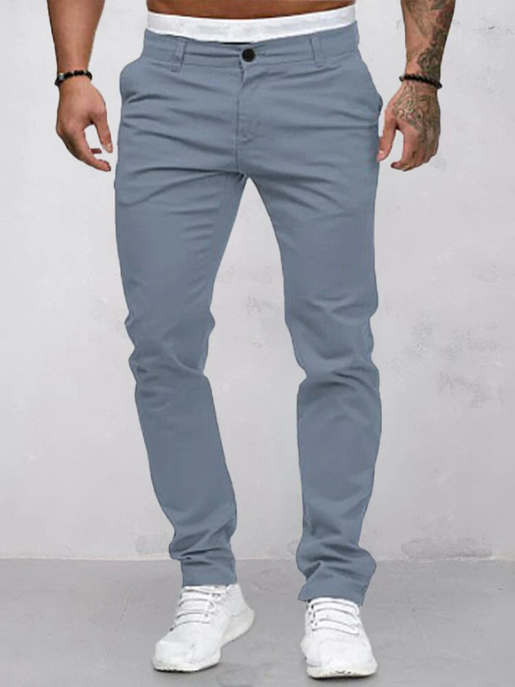 Casual Cozy Solid Pants - Image 7