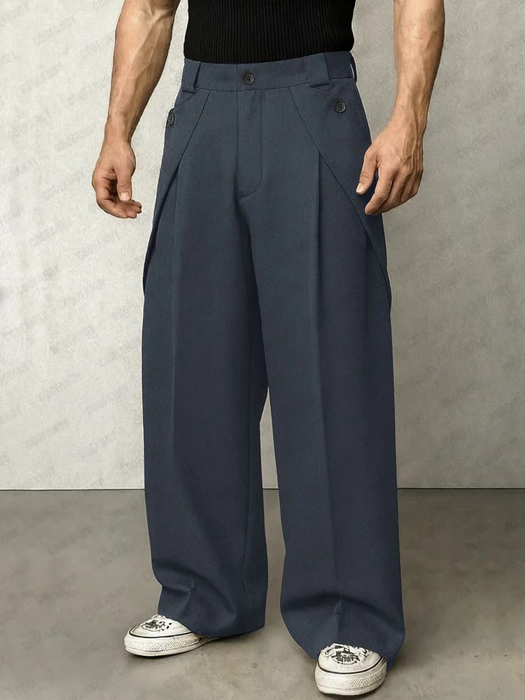 Casual Durable Wide-Leg Pants