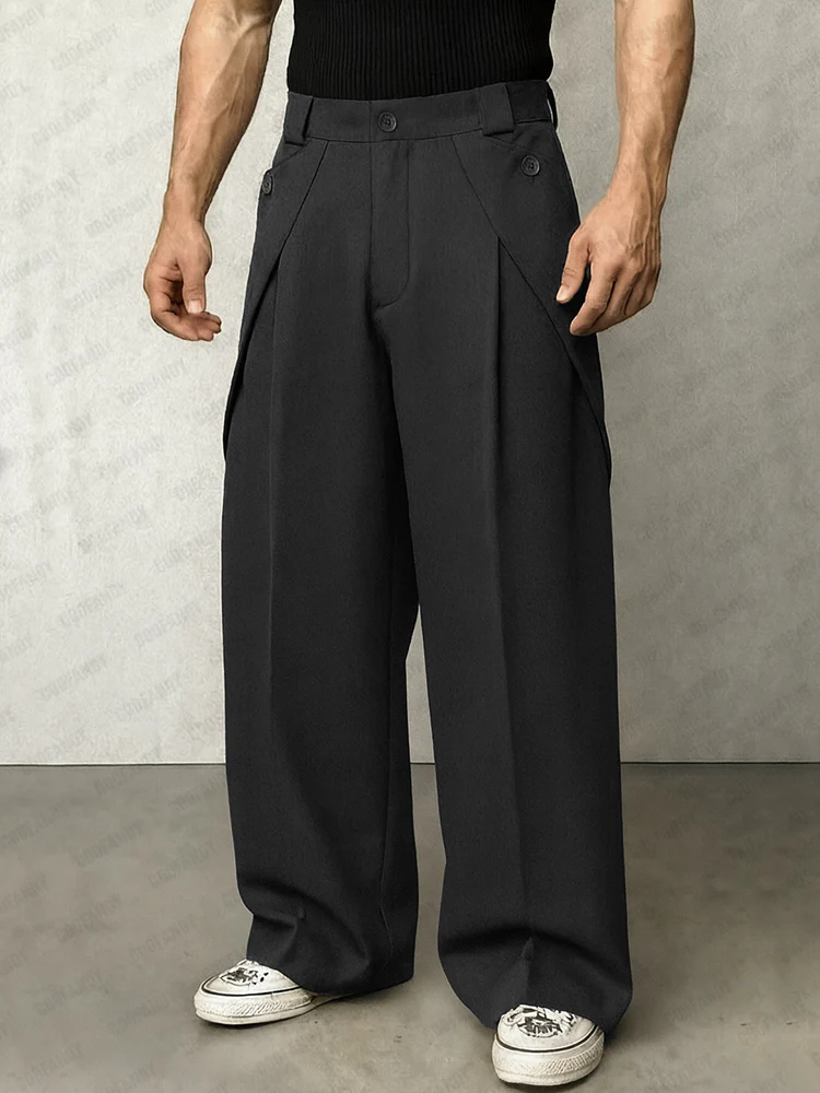 Casual Durable Wide-Leg Pants - Image 2