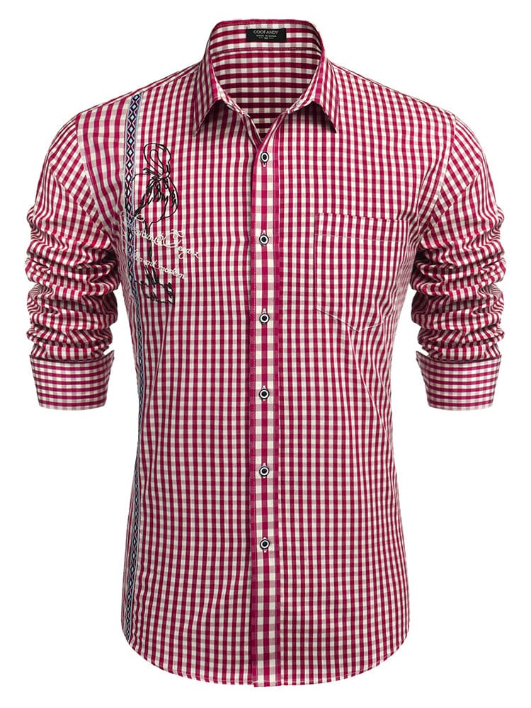 Casual Elegant Chequered Shirt - Image 6