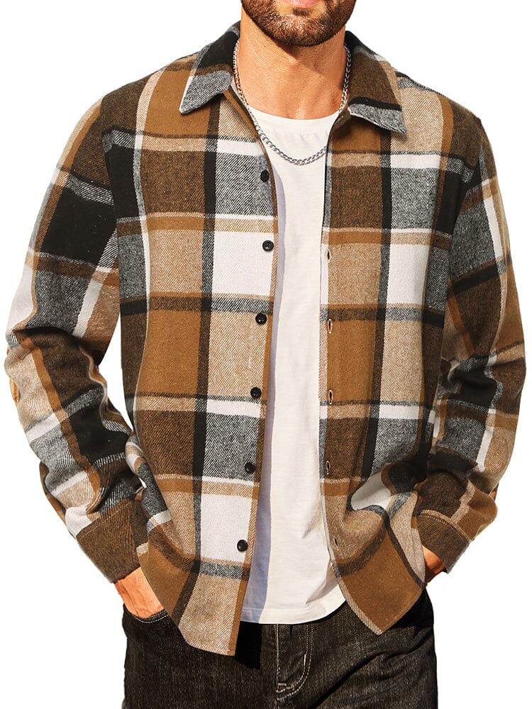 Casual Flannel Plaid Shirt - Image 4